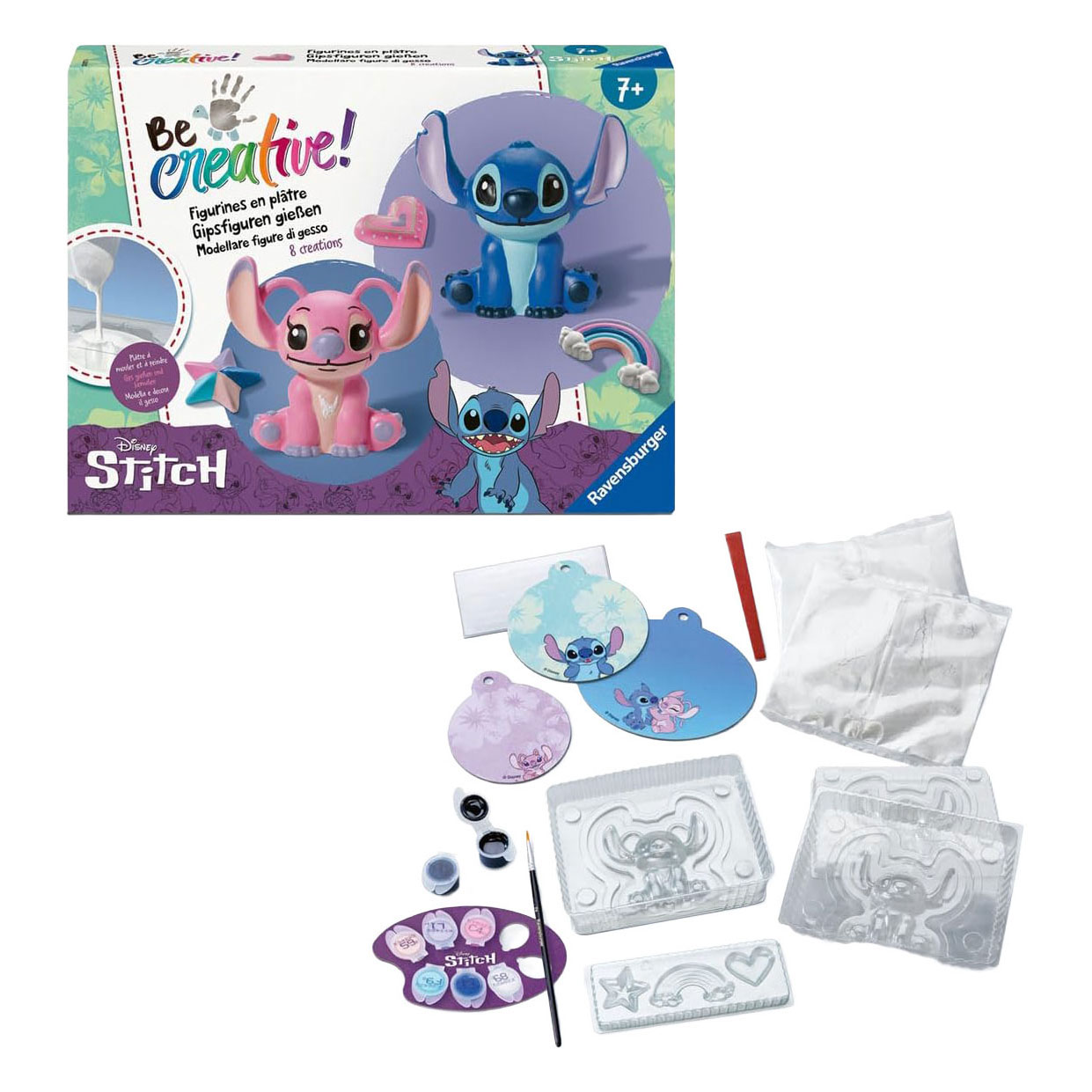 Be Creative! Stitch Gipsfiguren Gieten
