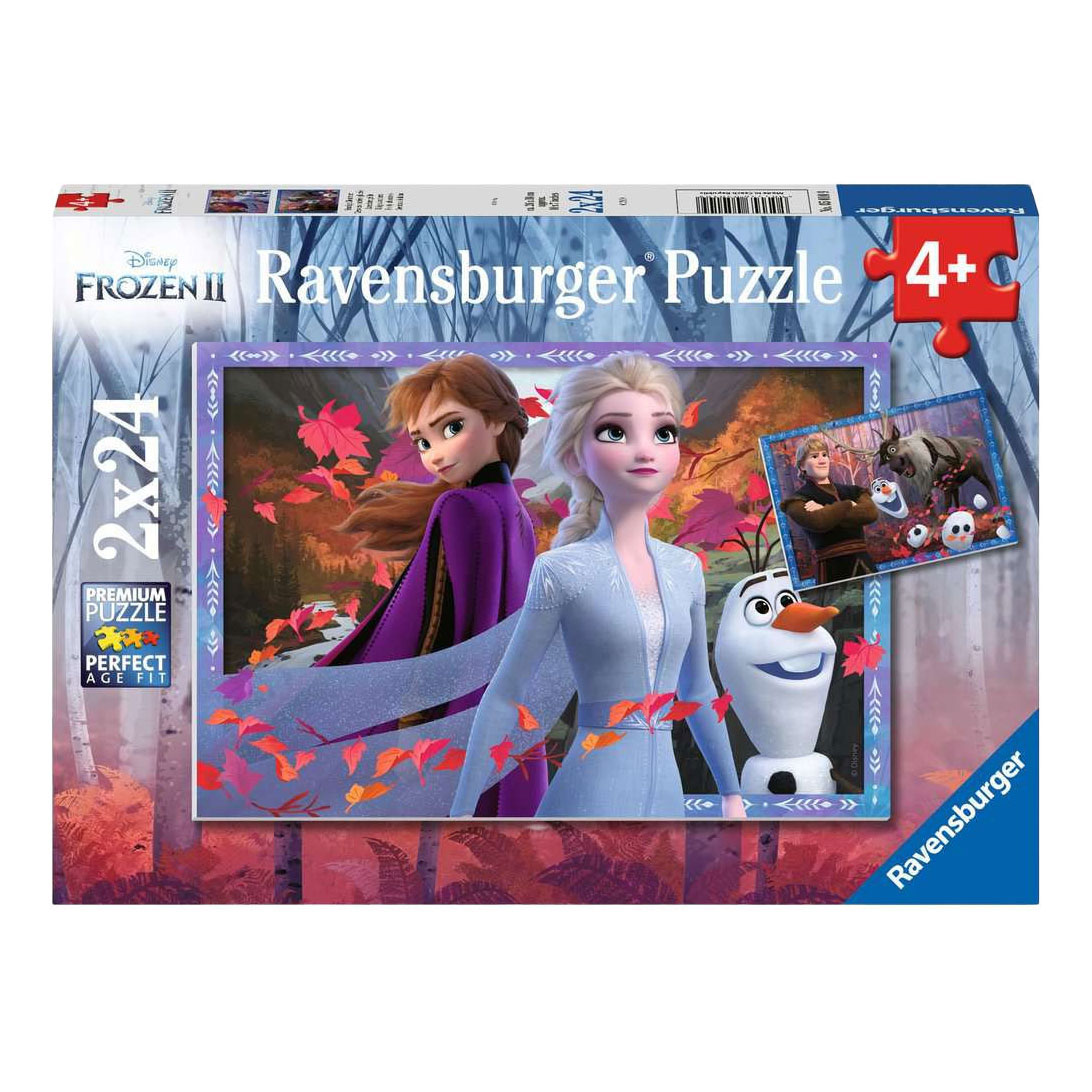 Ravensburger Legpuzzel Frozen 2 IJzige avonturen - 2x24st.