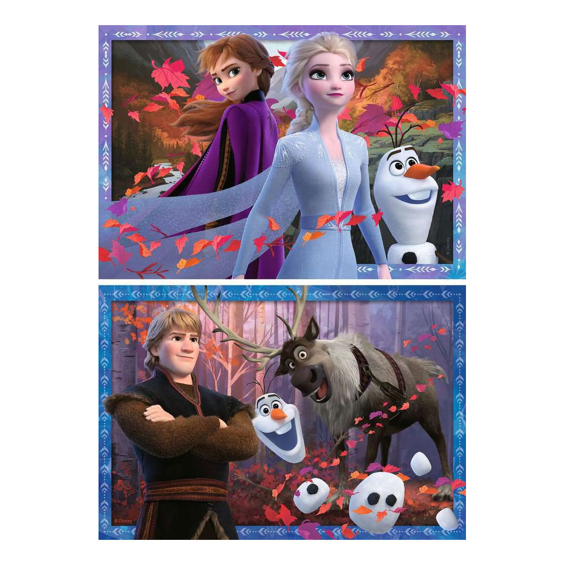 Ravensburger Legpuzzel Frozen 2 IJzige avonturen - 2x24st.