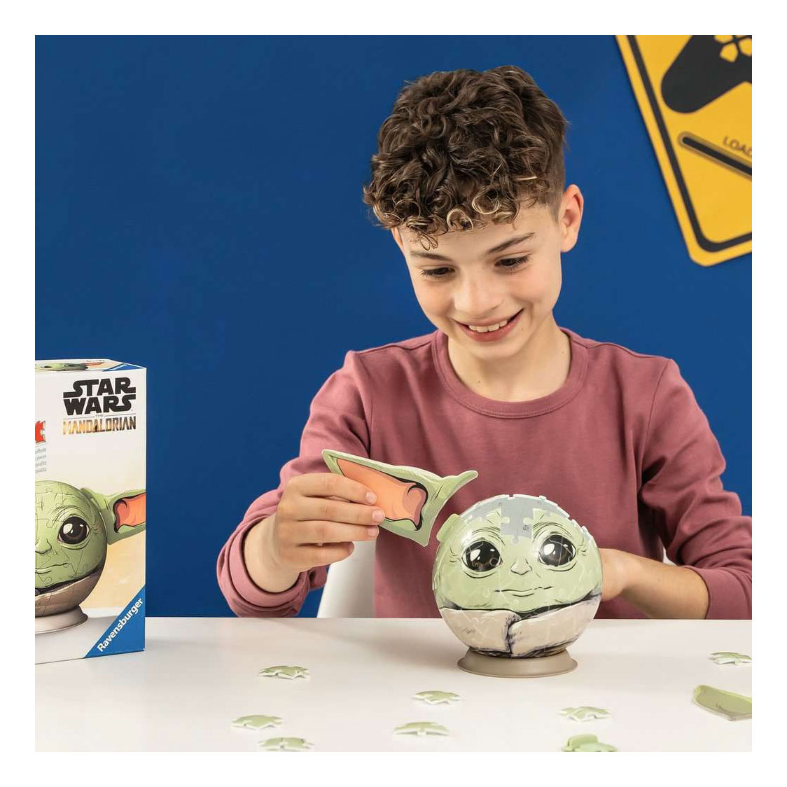 Ravensburger 3D Puzzel Strar Wars Grogu met Oren - 77st.