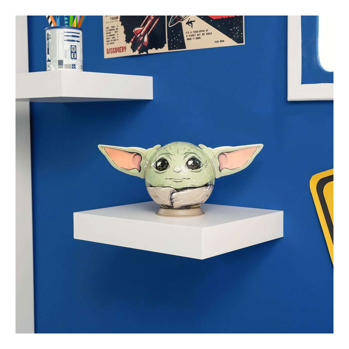 Ravensburger 3D Puzzel Strar Wars Grogu met Oren - 77st.