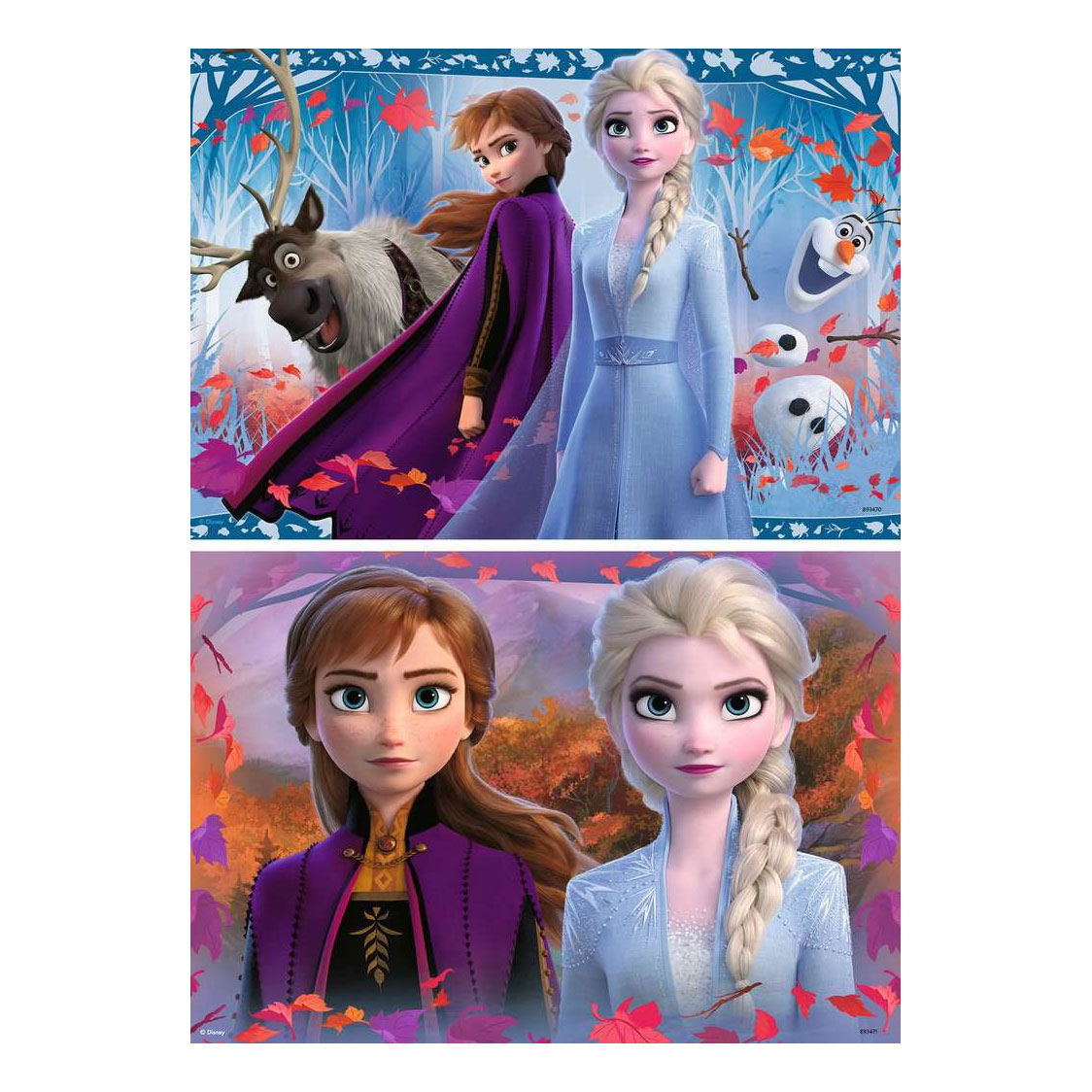 Ravensburger Legpuzzel Frozen 2 Reis naar het onbekende - 2x12st.