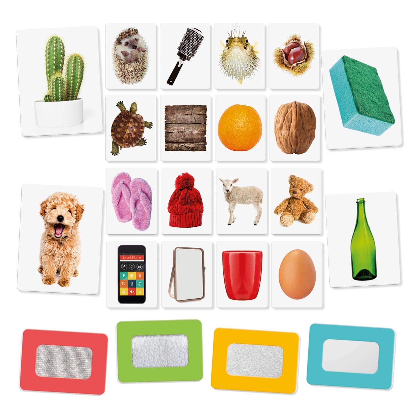 Headu Flashcards Tactile Montessori Mémo Jeu