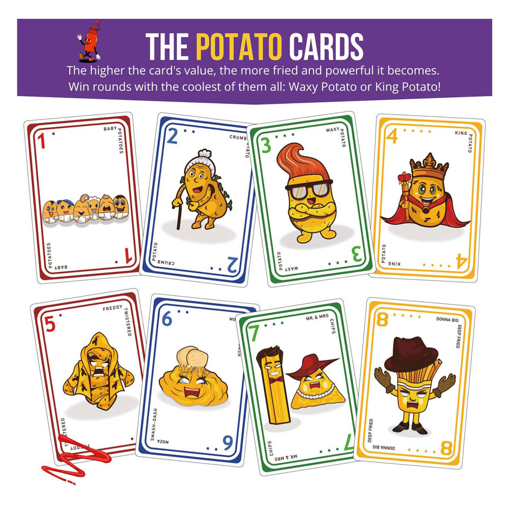 Fried Potatoes Card Game Deep Fried edition (Engelstalig)