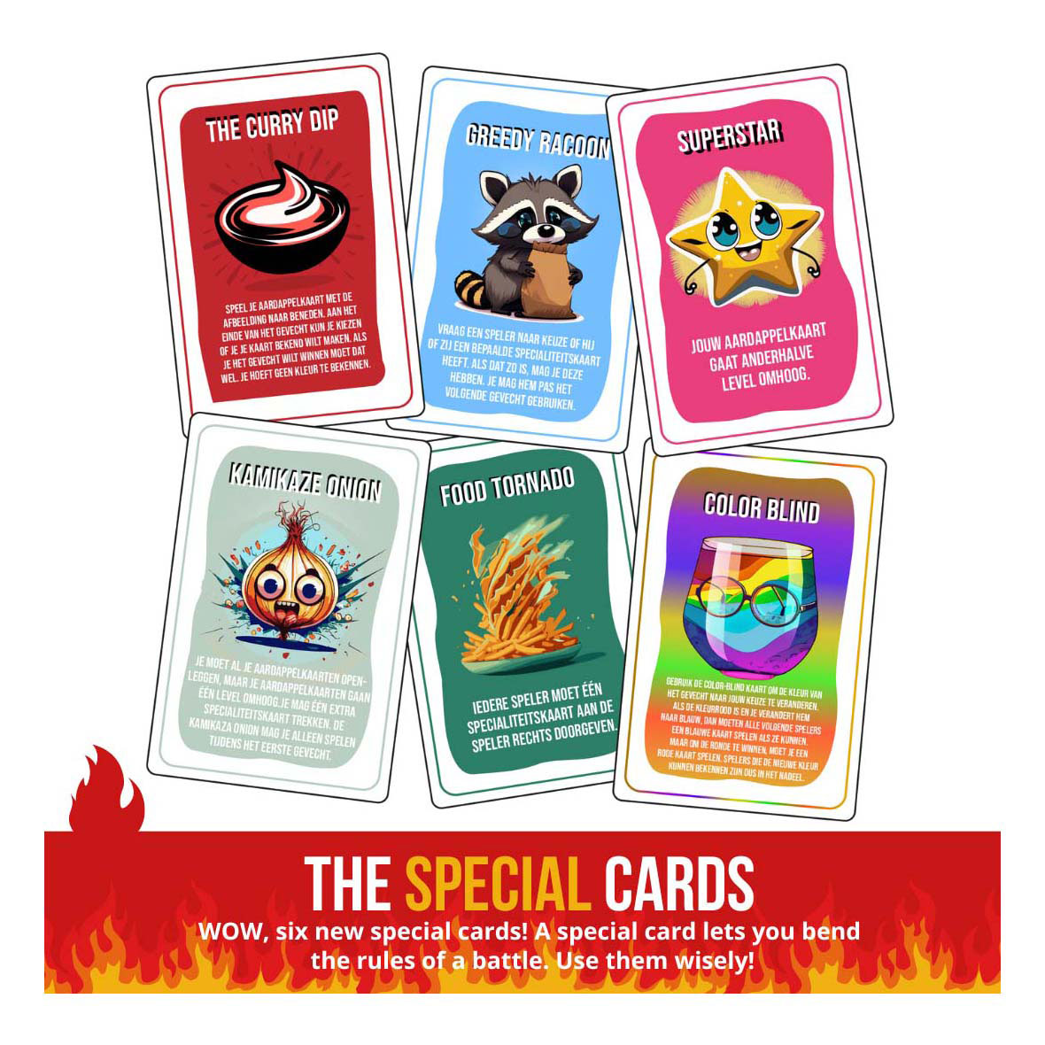 Fried Potatoes Card Game Burned edition (Engelstalig)