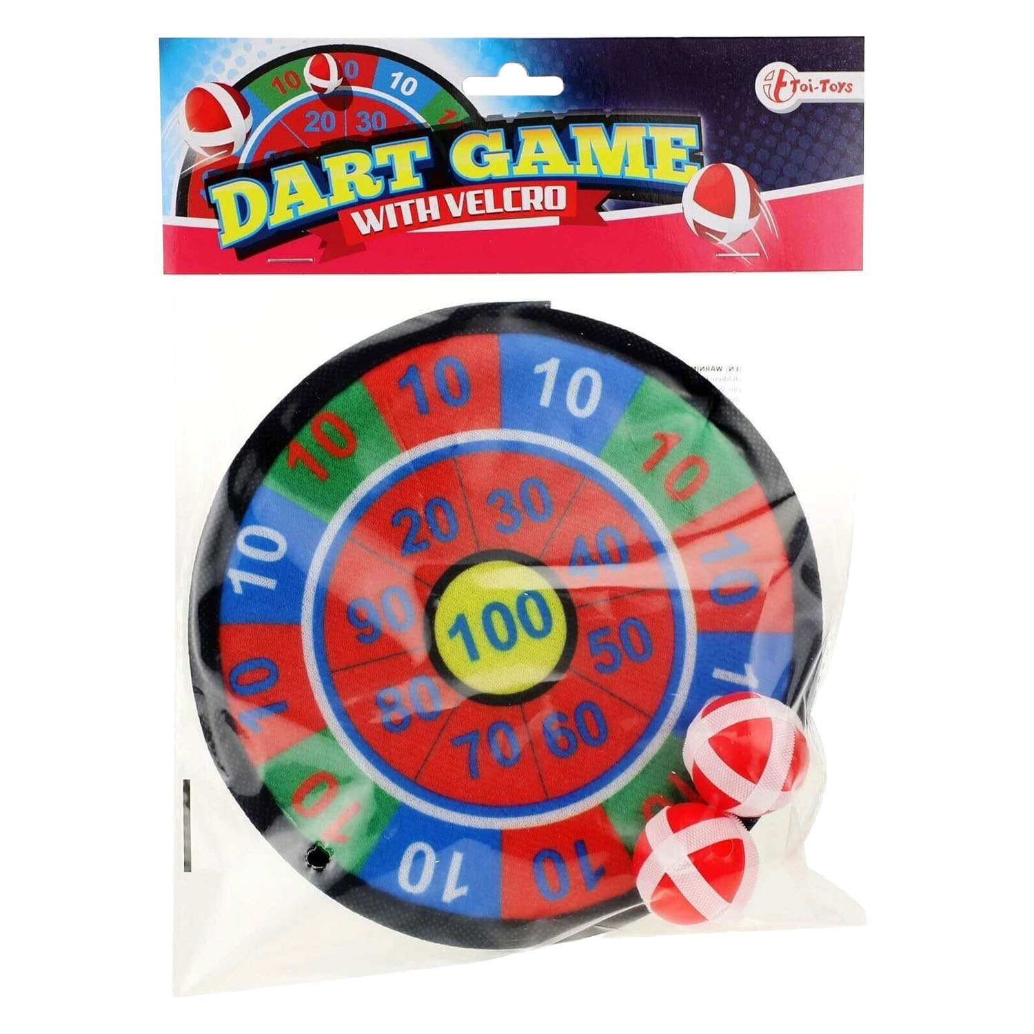 Dartscheibe mit Klettverschluss – 18 cm