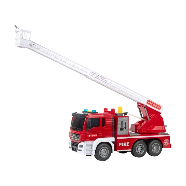 Camion-échelle de pompiers Vehicool - 28 cm