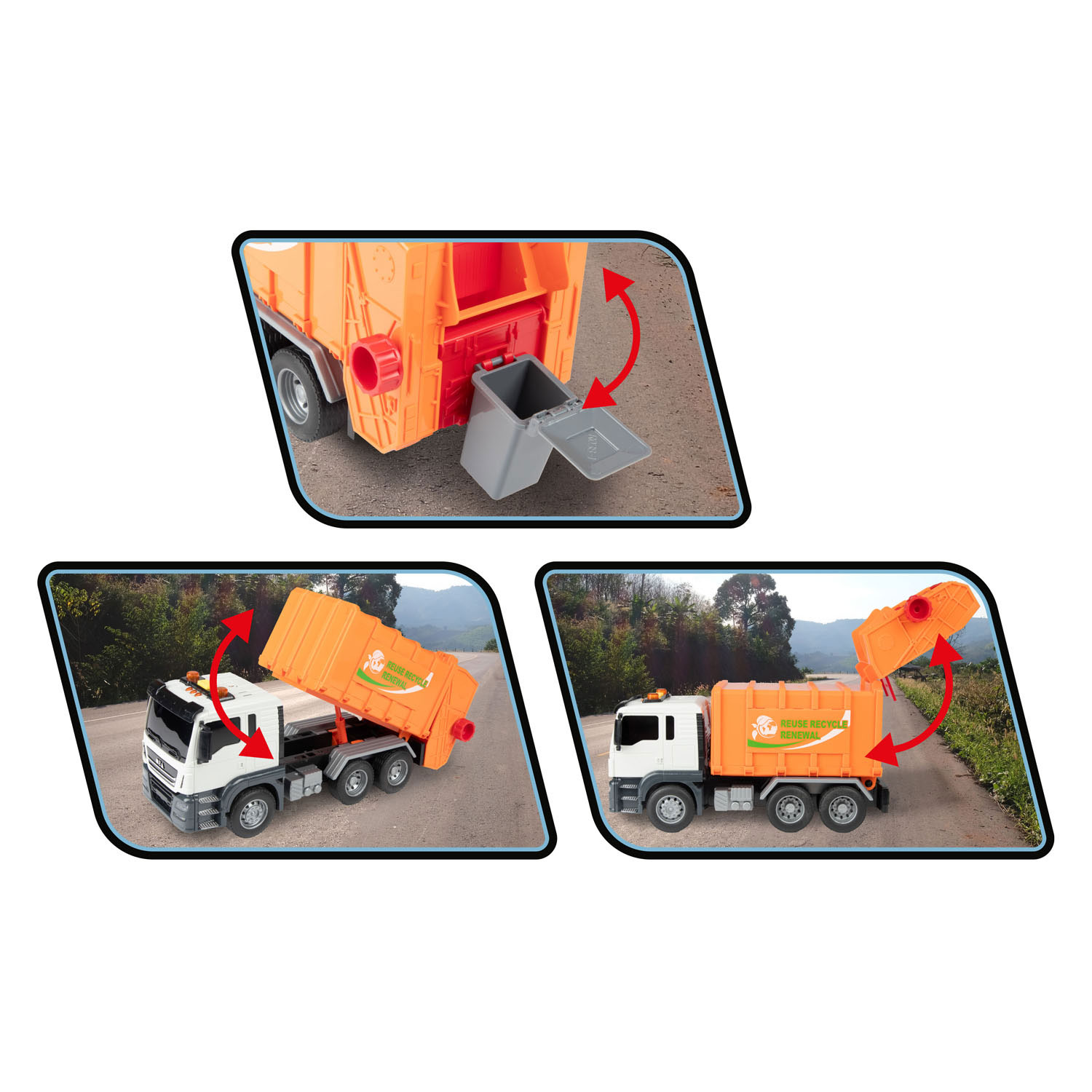 Vehicool Vuilniswagen - 21cm