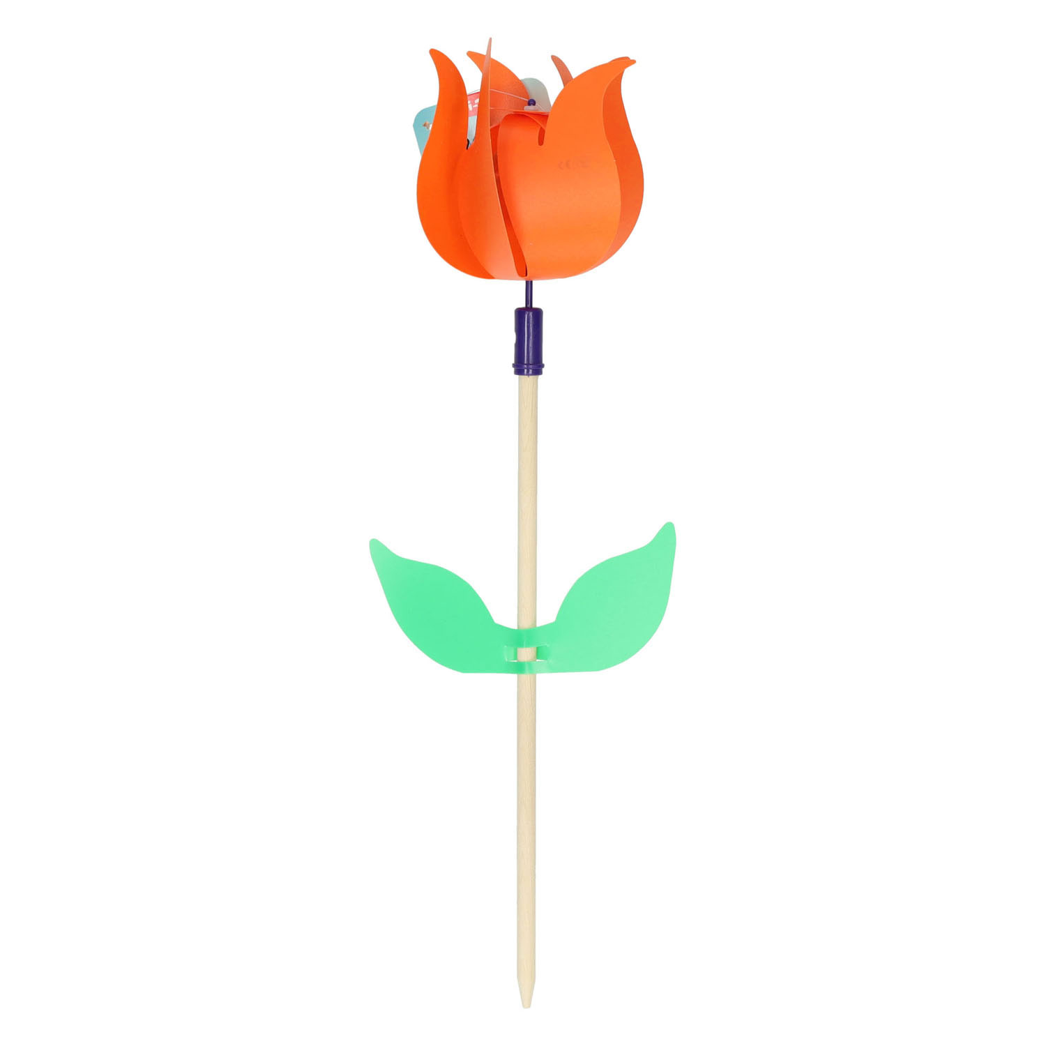 Houten Windmolen Tulp