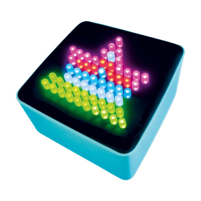 Kunstkubus Pin It met Licht