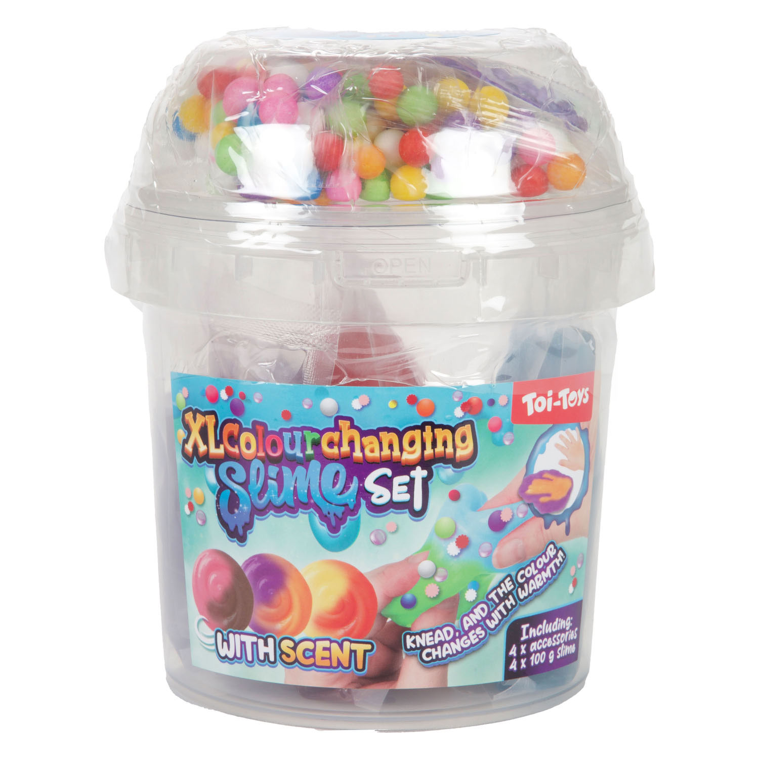 Ensemble de slime XL parfumé - 8 pièces.