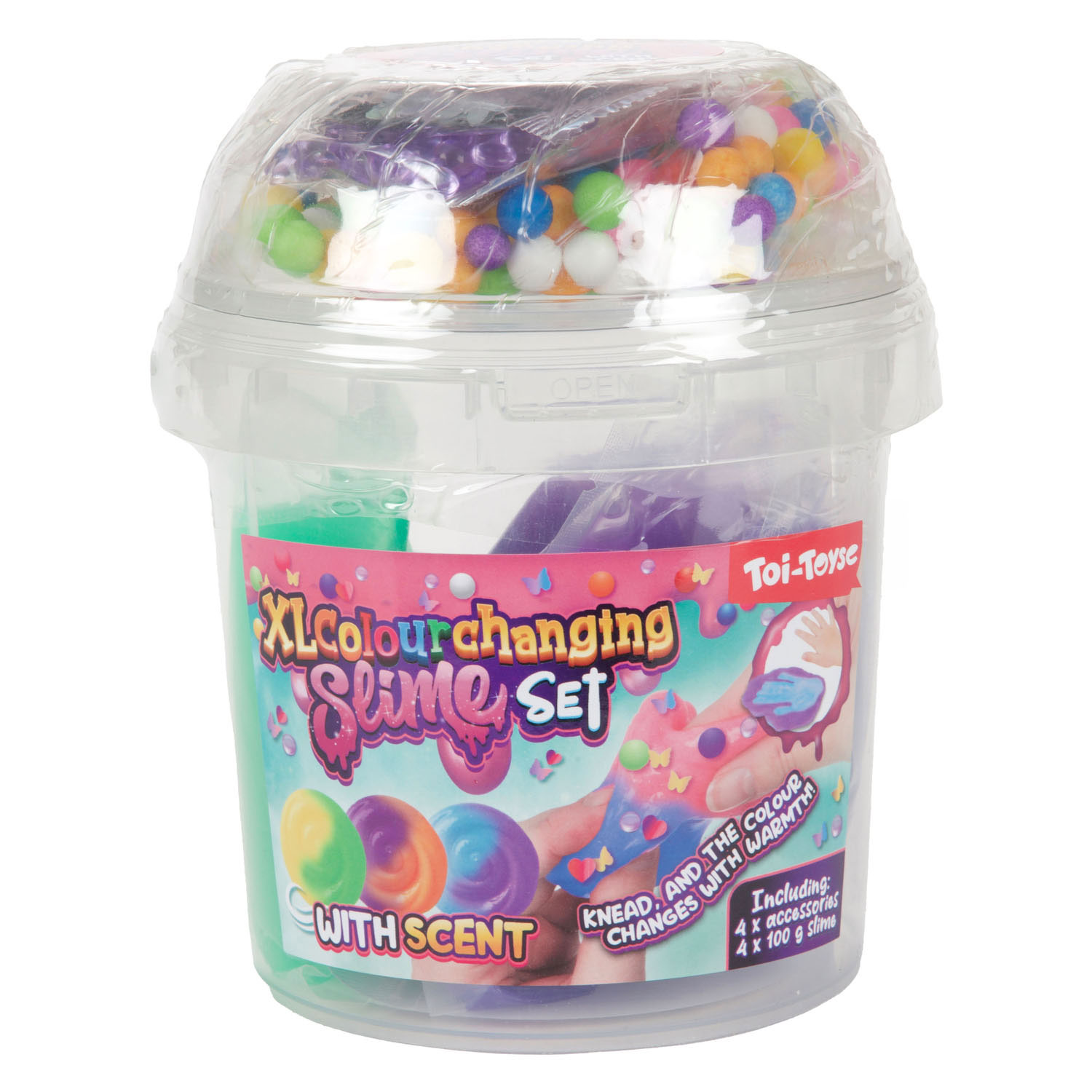 Ensemble de slime XL parfumé - 8 pièces.