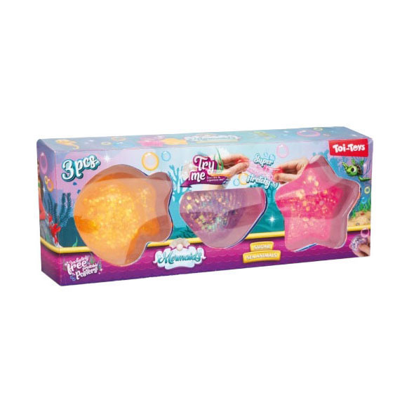 Figurines de sirènes à presser - 6 cm