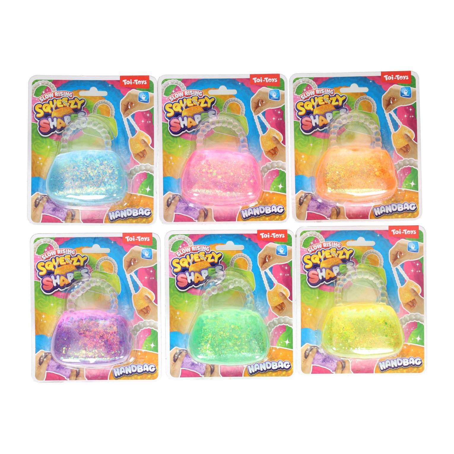 Glitter Knijphandtas - 8 cm