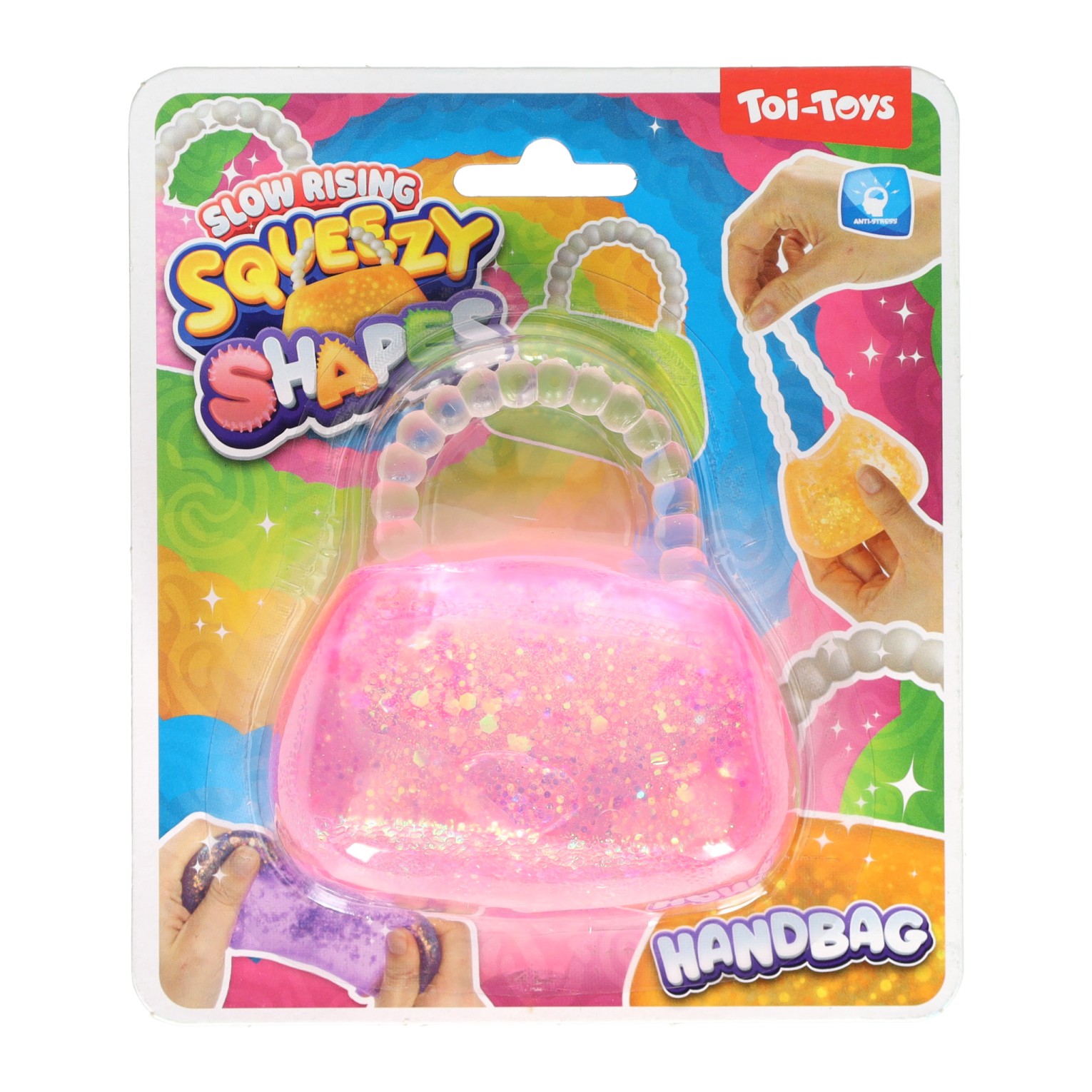 Glitter Knijphandtas - 8 cm