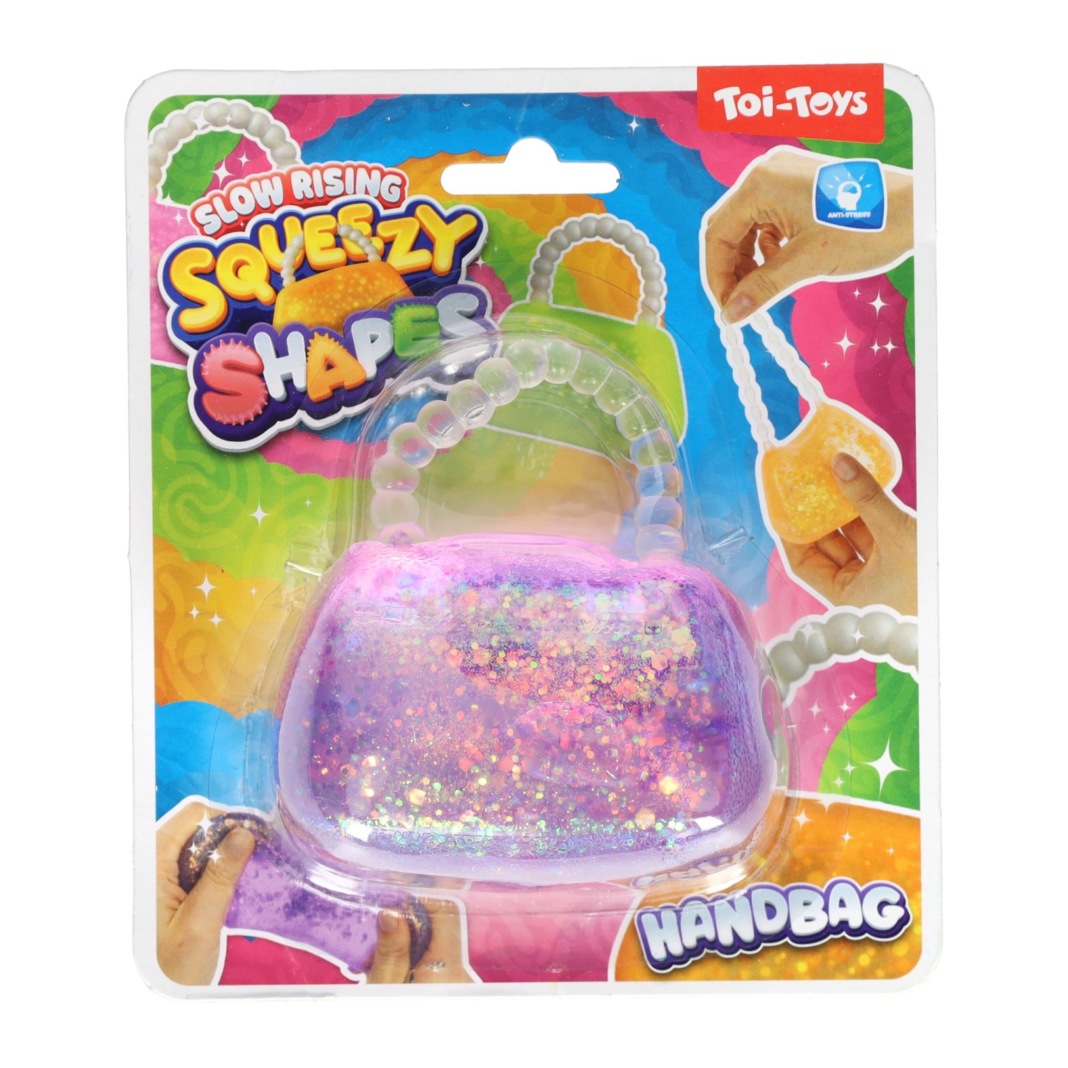 Glitter Knijphandtas - 8 cm