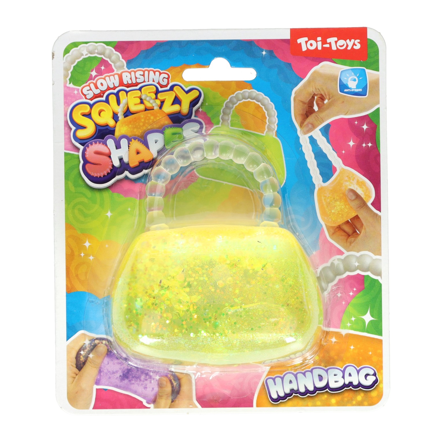 Glitter Knijphandtas - 8 cm