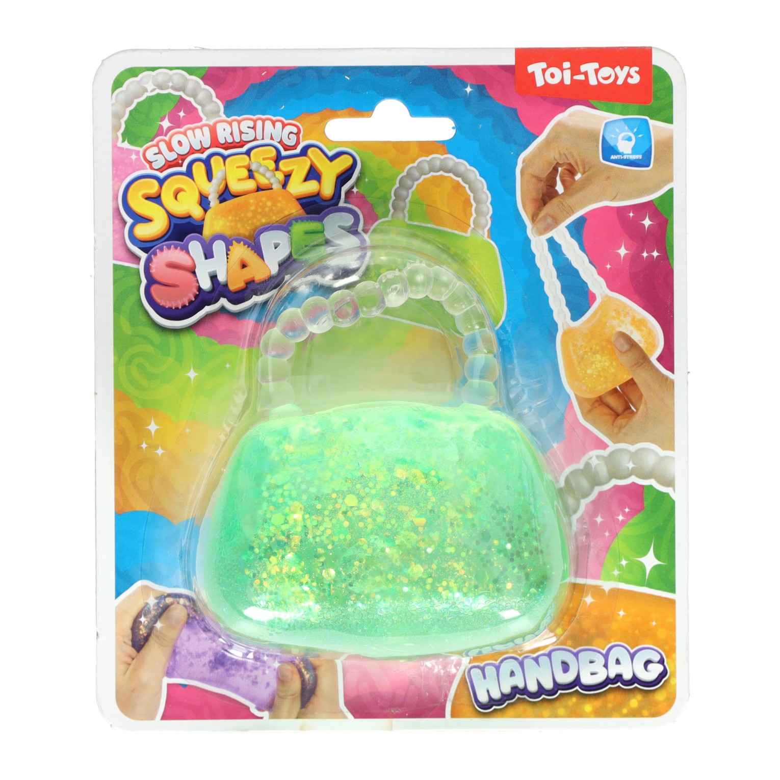 Glitter Knijphandtas - 8 cm