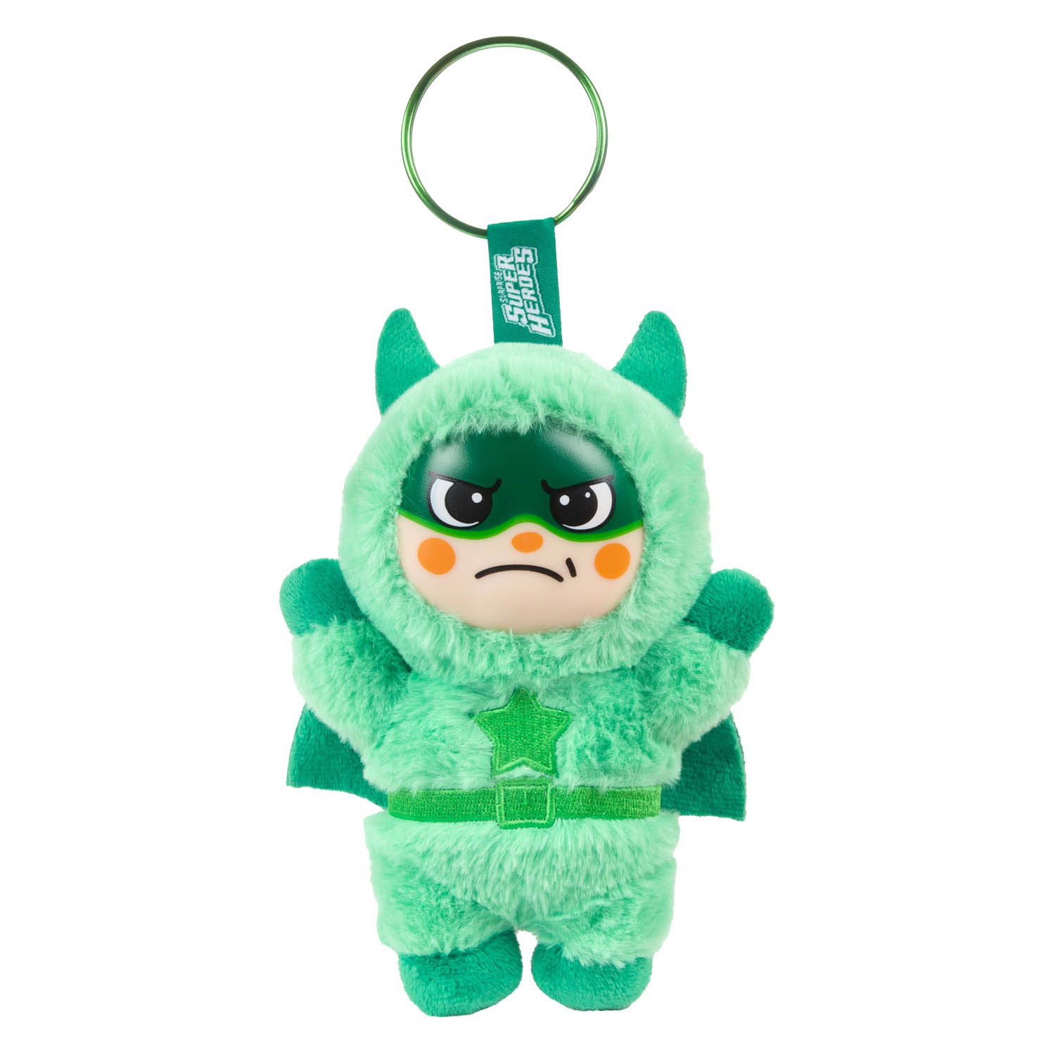 Pluchen Figuur Sleutelhanger Super Hero - 16cm