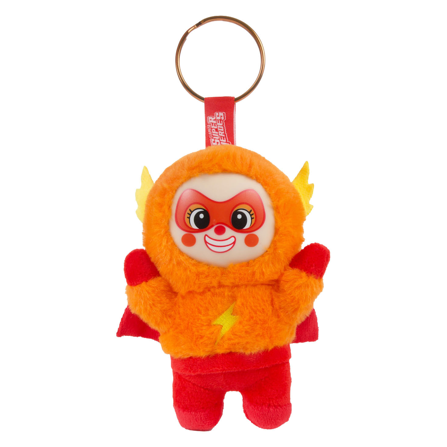Pluchen Figuur Sleutelhanger Super Hero - 16cm