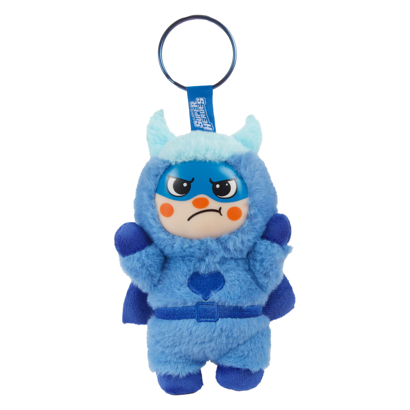 Pluchen Figuur Sleutelhanger Super Hero - 16cm