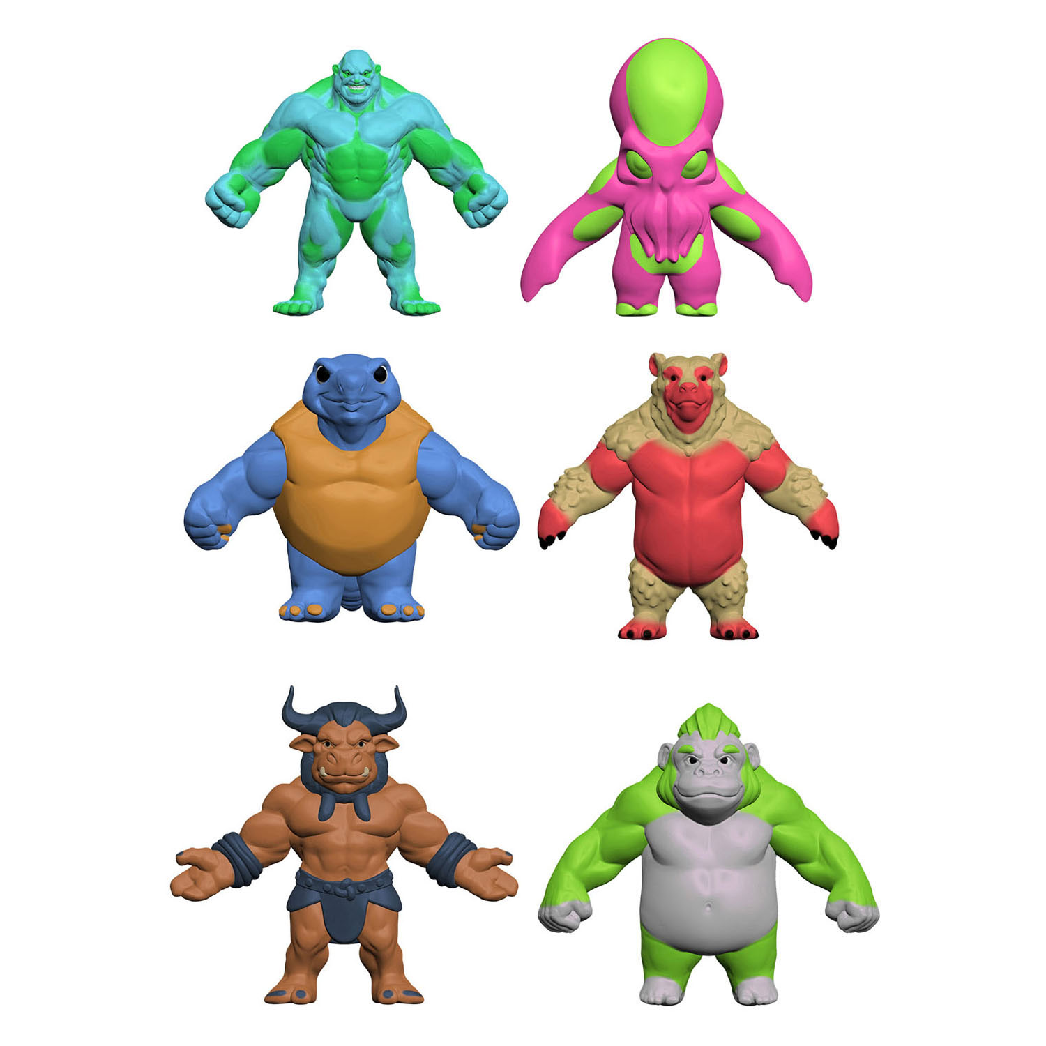 Figurine Anti Stress Flexerz 6cm