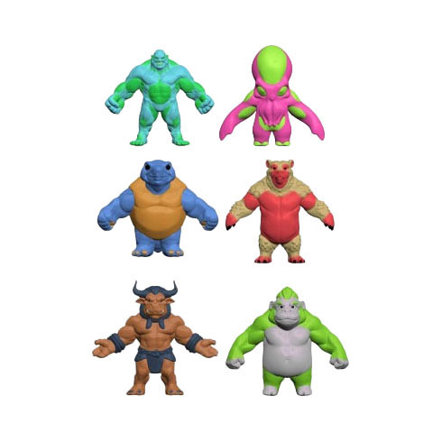 Figurine Anti Stress Flexerz 6cm - 3pcs.