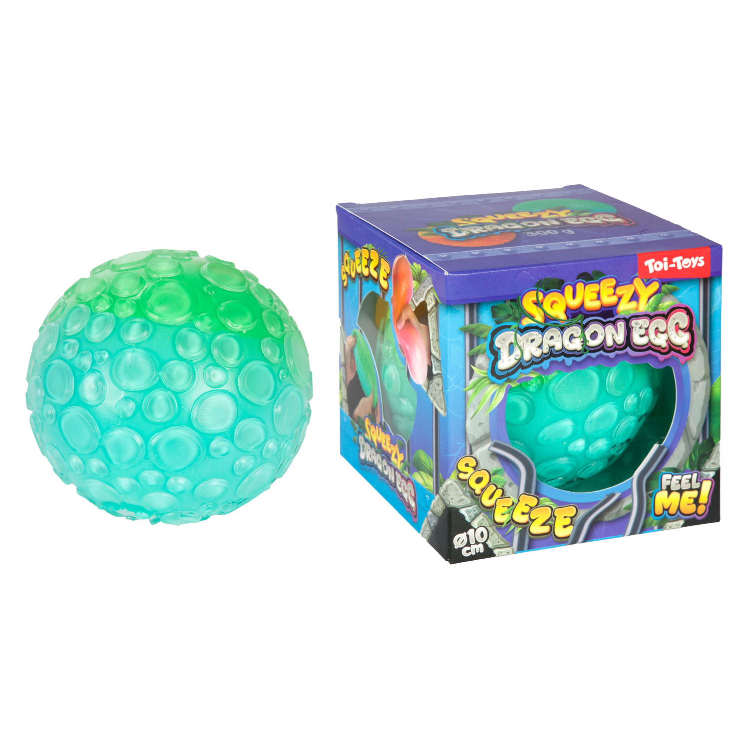 Balle anti-stress remplie de mousse - 12 cm