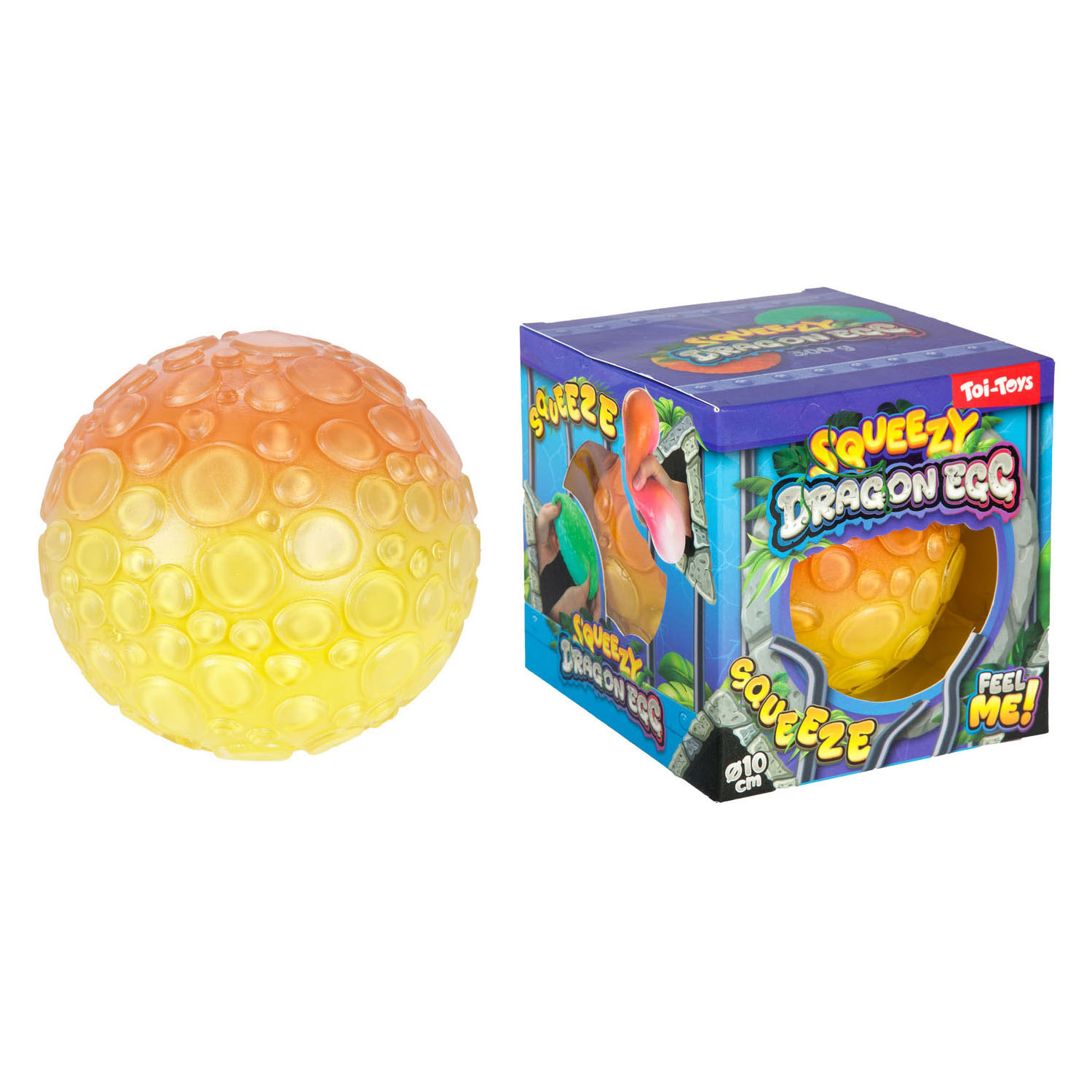 Balle anti-stress remplie de mousse - 12 cm