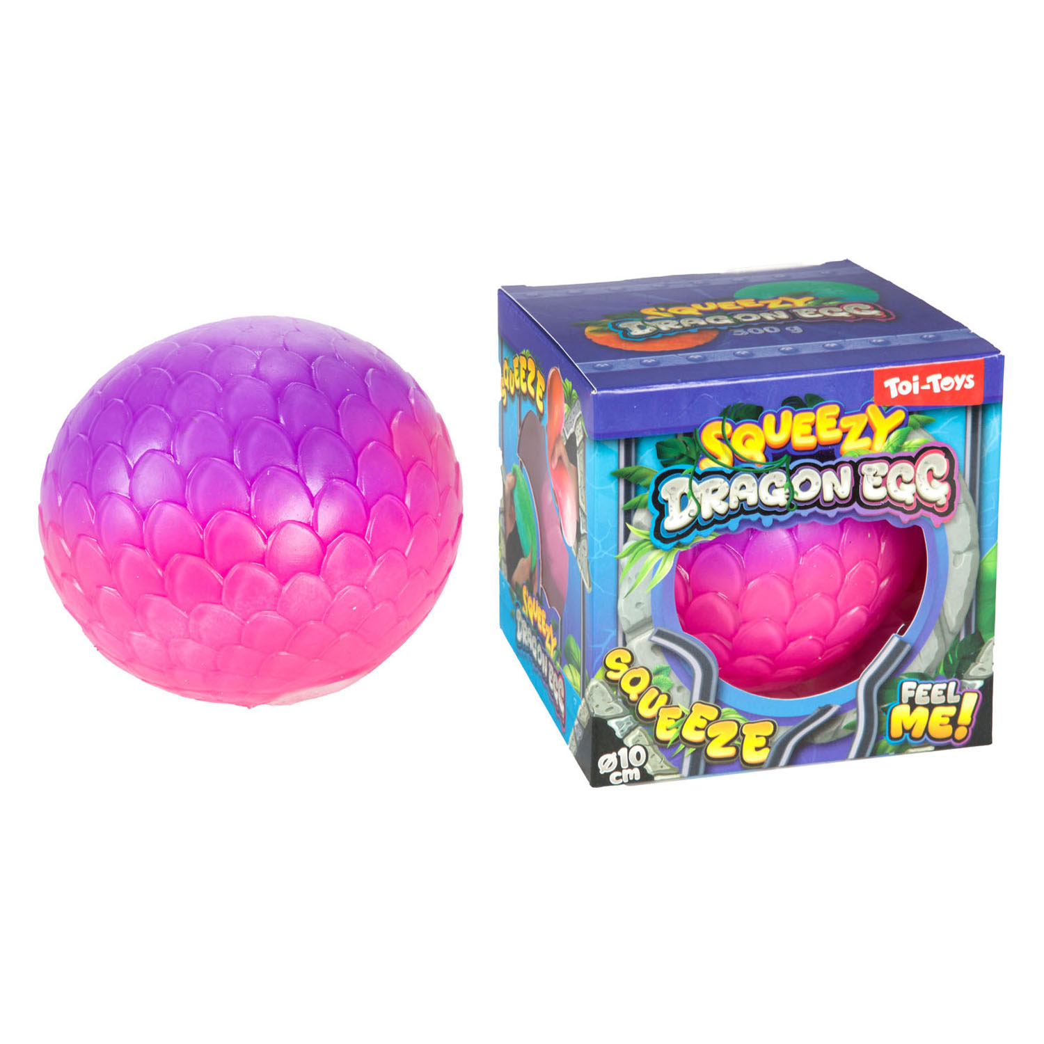 Balle anti-stress remplie de mousse - 12 cm