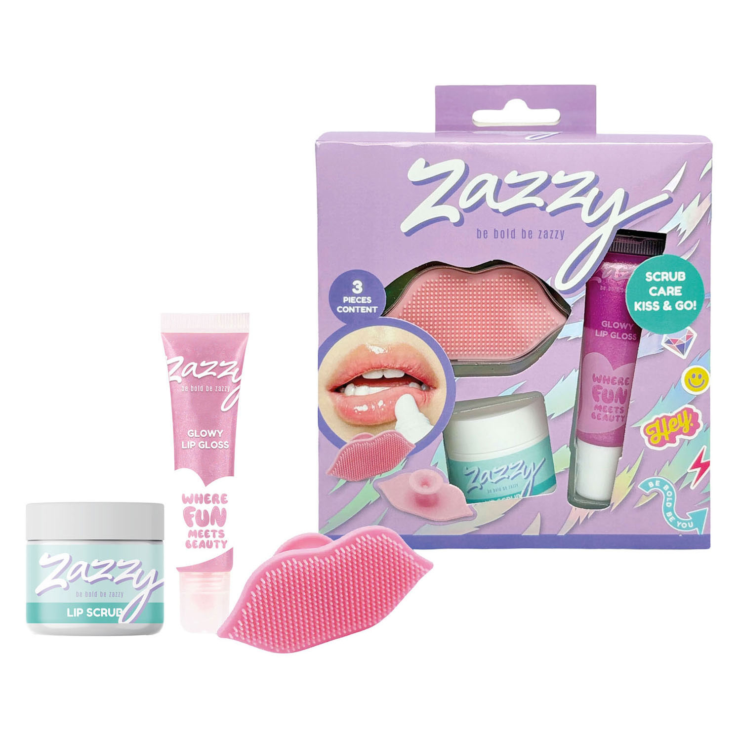 Zazzy Lippenverzorging met Lipgloss 12ml