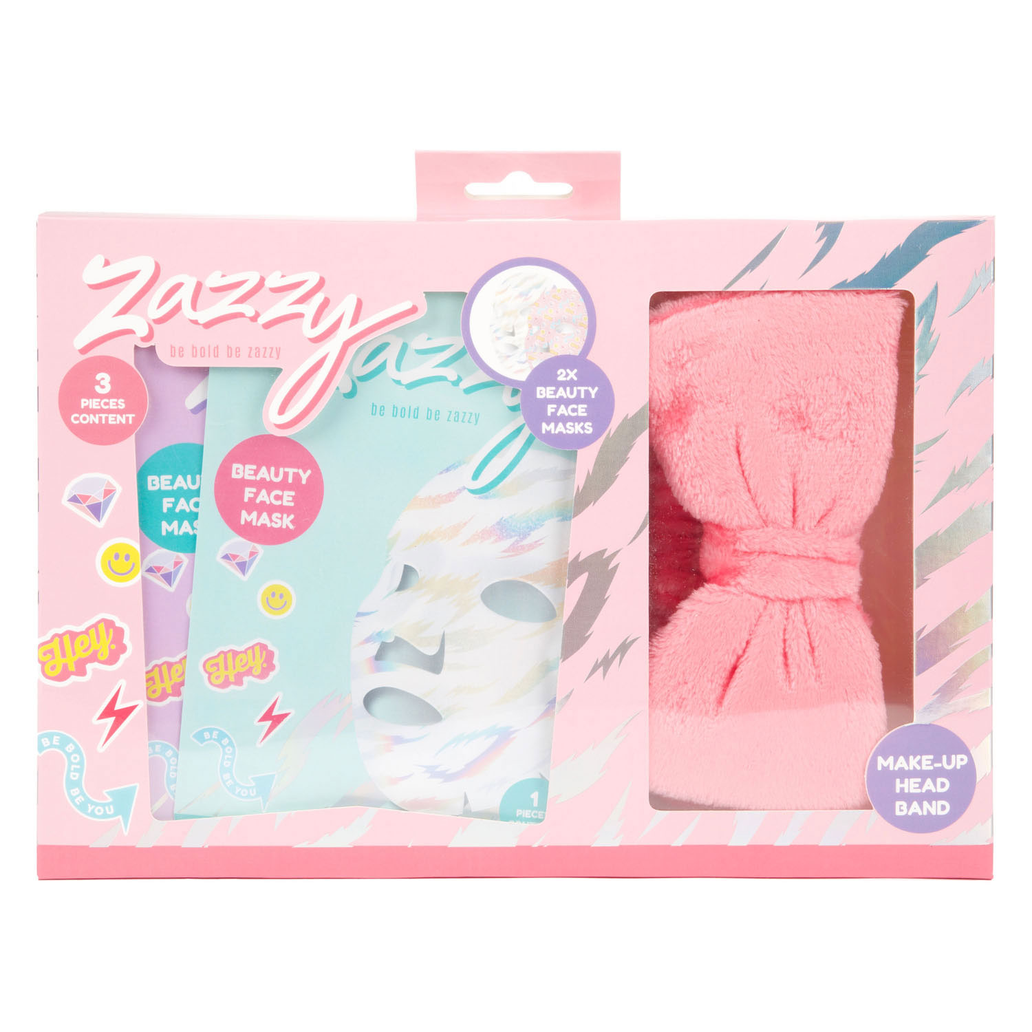 Zazzy Welness Set - 2 Gezichtsmasker met Hoofdband