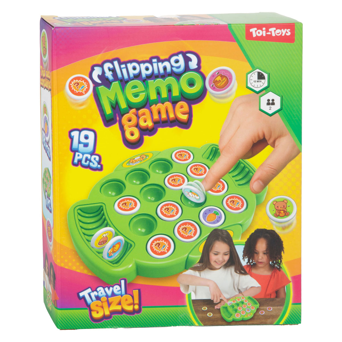 JEUX Jeu de mémoire Memo Flip Over - 19 pièces.