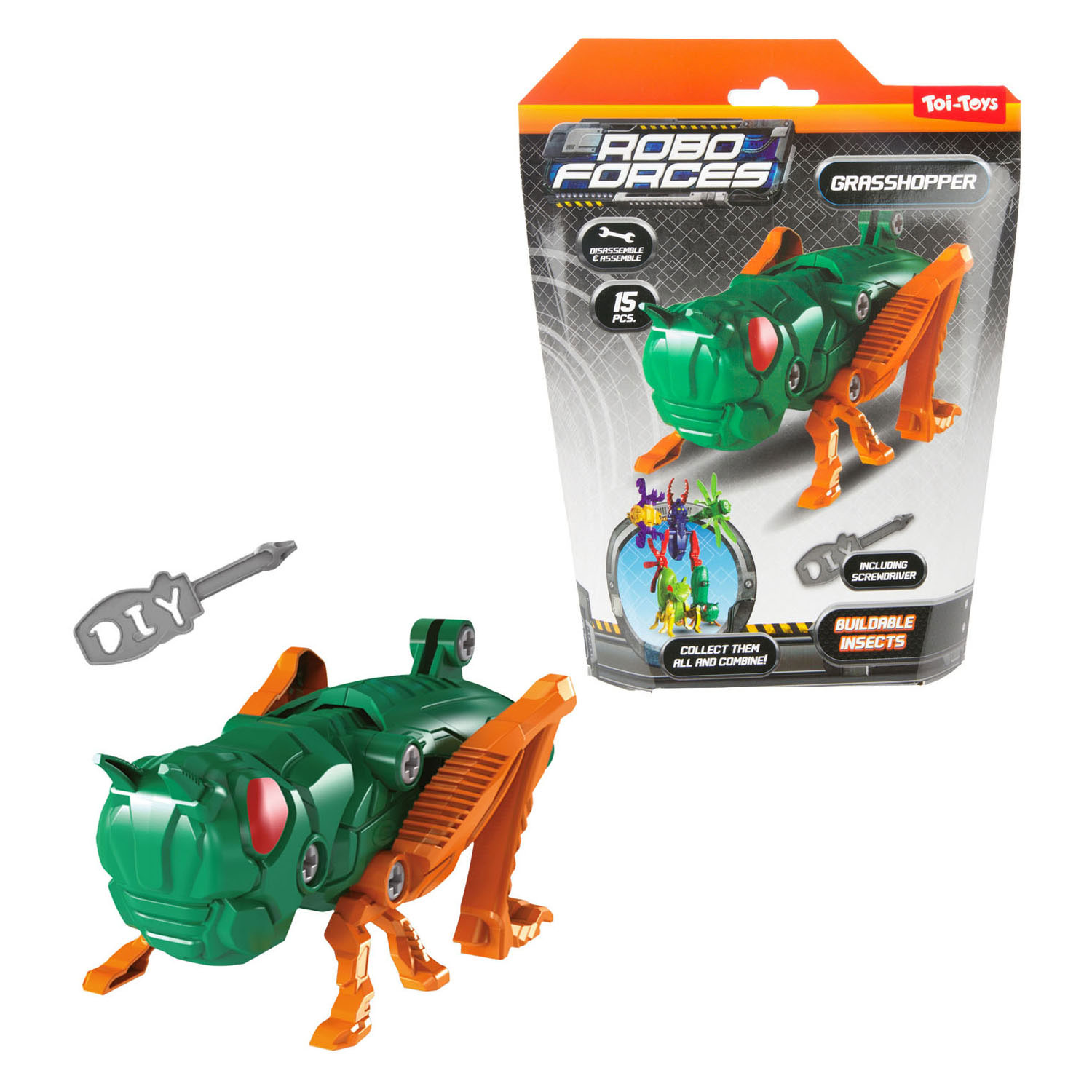 Monteerbaar 3D Insect - 5-in-1