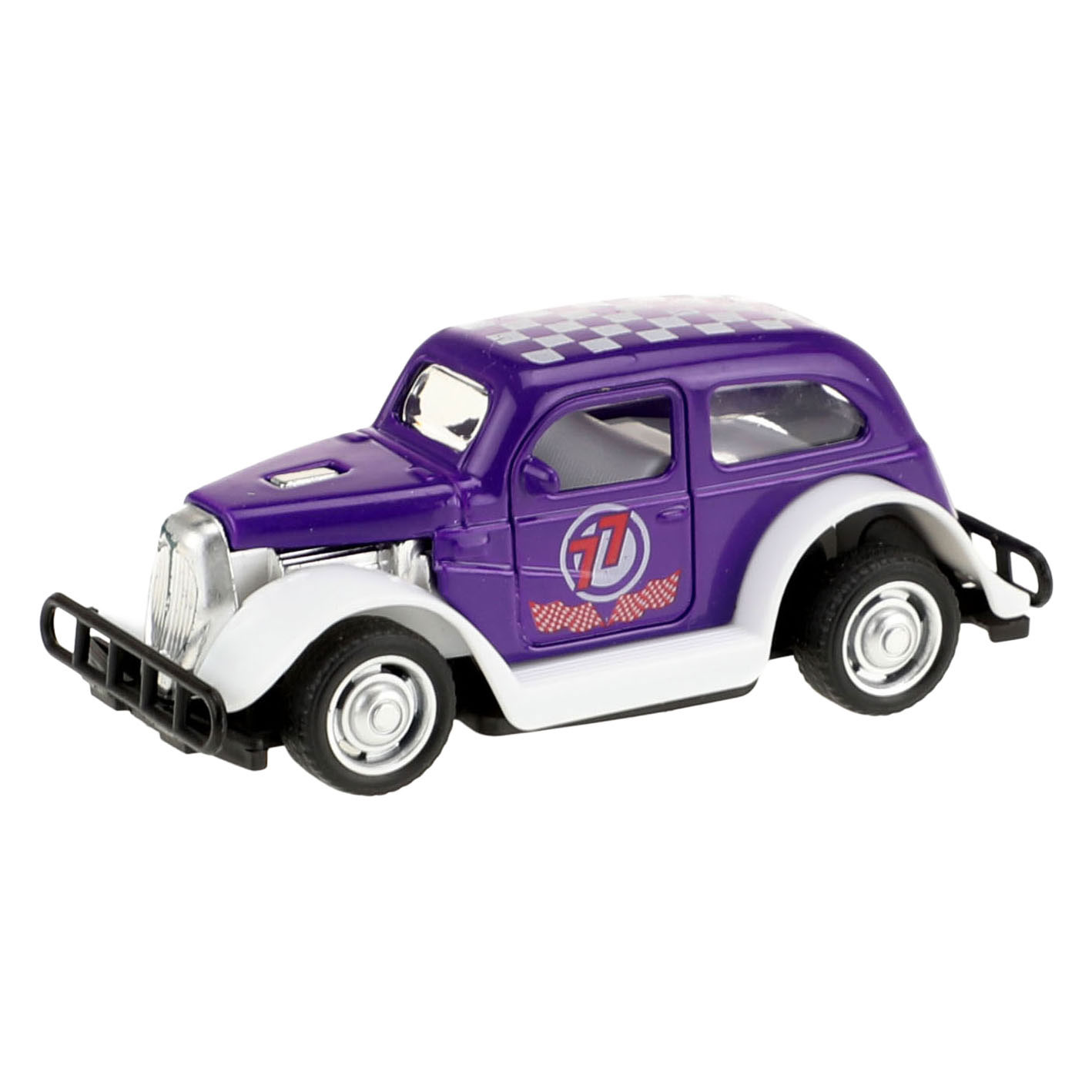 Metalen Pull Back Hot Rod Auto