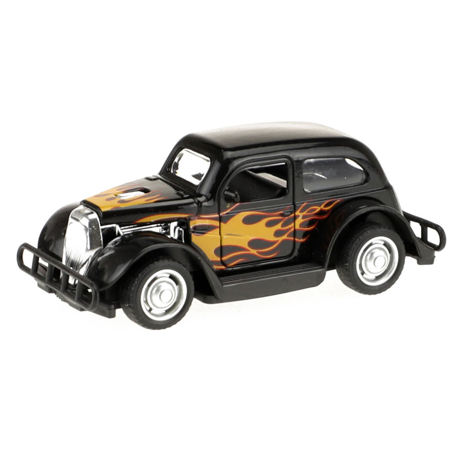 Metalen Pull Back Hot Rod Auto
