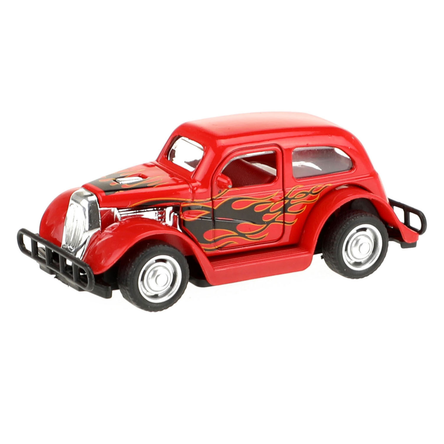 Metalen Pull Back Hot Rod Auto