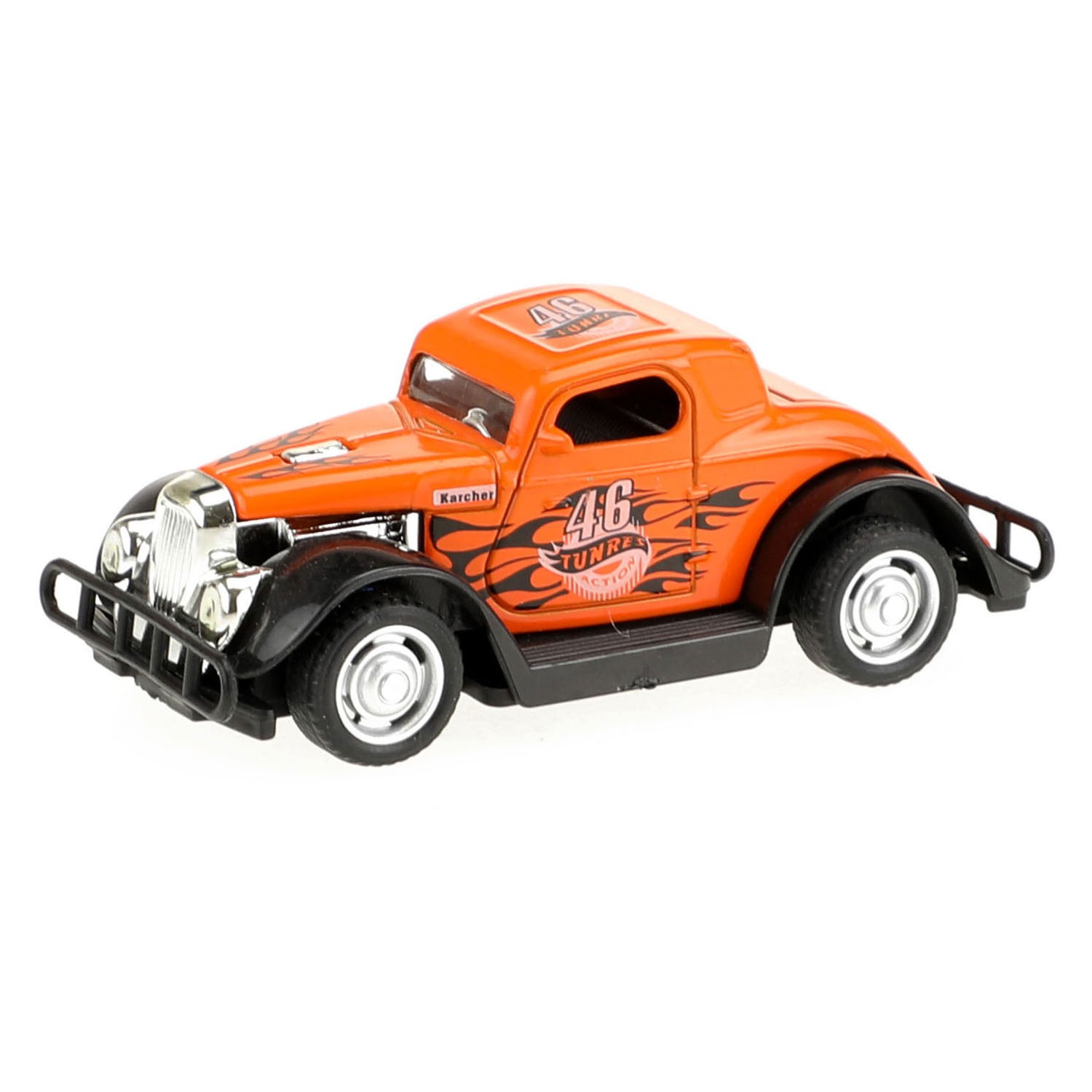 Metalen Pull Back Hot Rod Auto