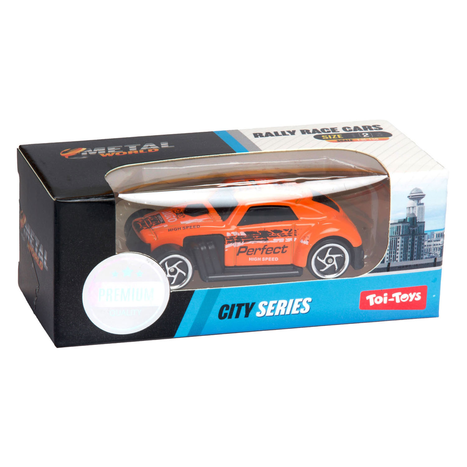 Metalen Pull Back Hot Rod Auto