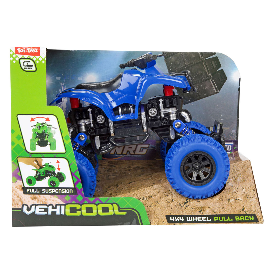 Vehicool Pull Back Quad - 16 cm