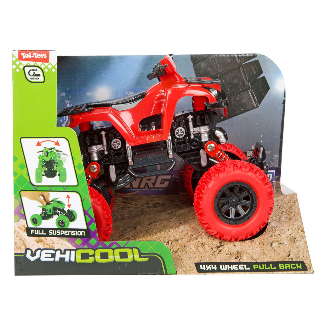 Vehicool Pull Back Quad - 16 cm