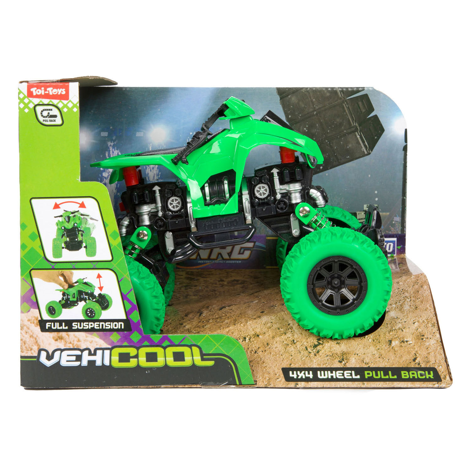 Vehicool Pull Back Quad - 16 cm