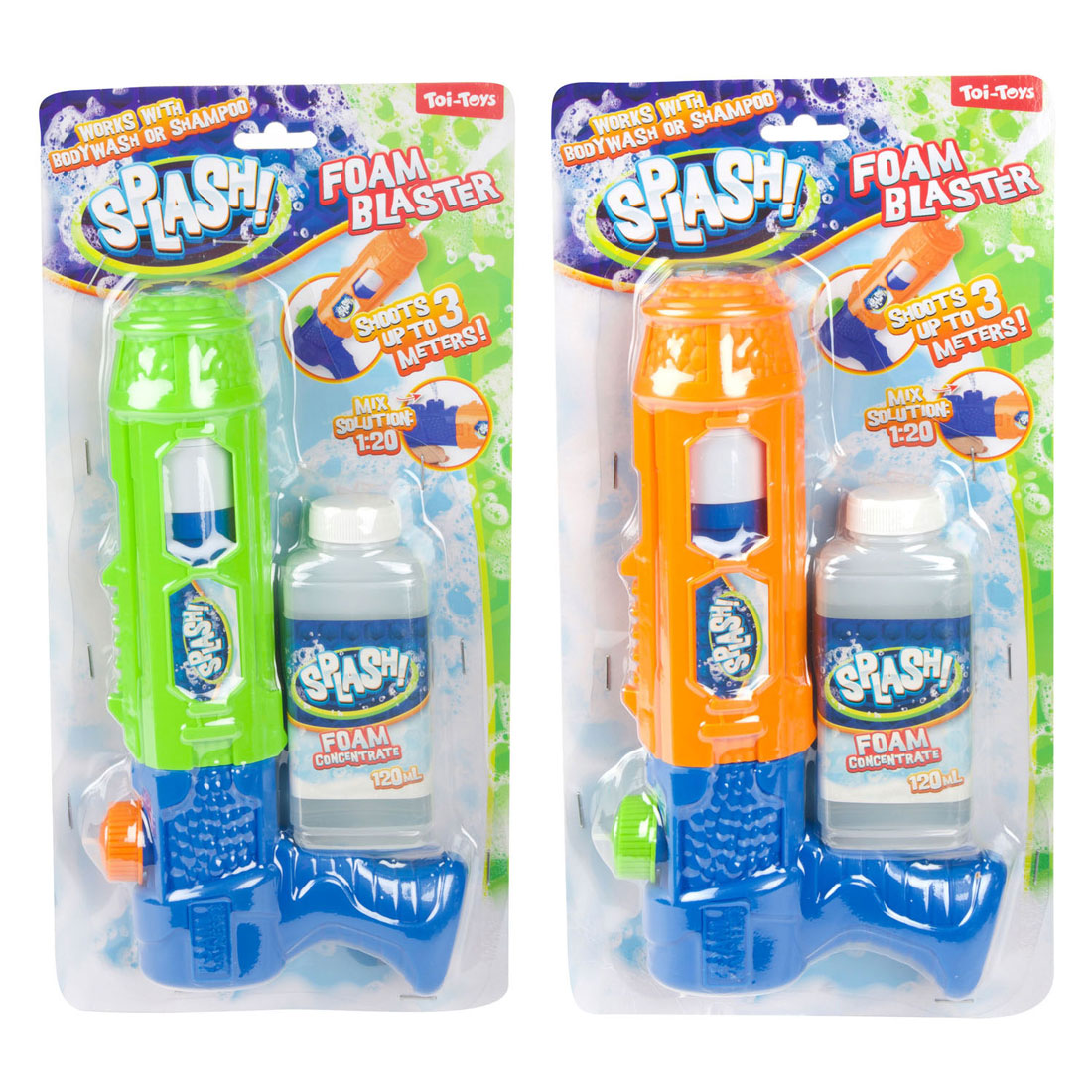 Splash Schuimpistool Medium 24cm met 120ml Schuim