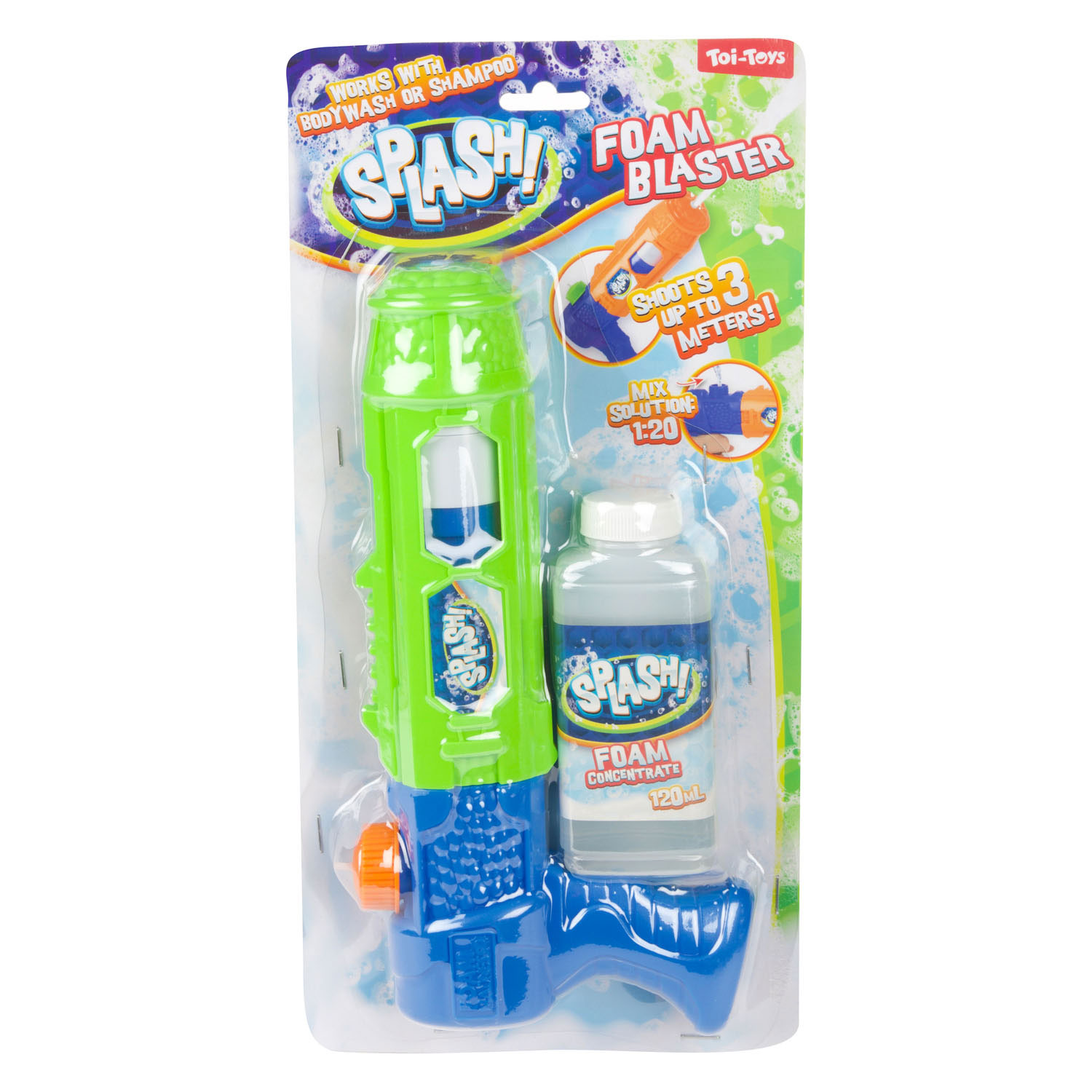 Splash Schuimpistool Medium 24cm met 120ml Schuim