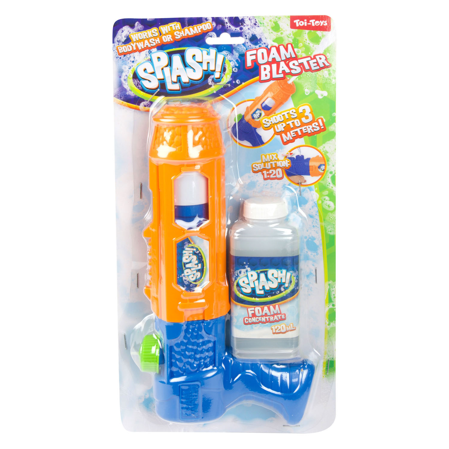 Splash Schuimpistool Medium 24cm met 120ml Schuim