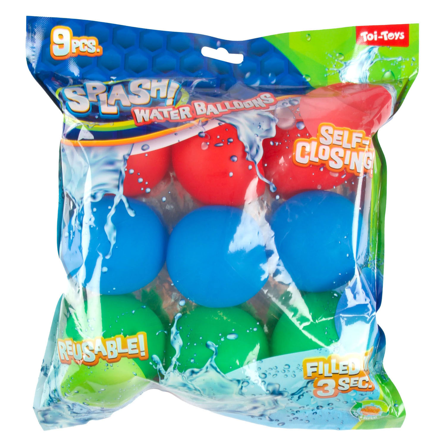 Splash Waterballon Herbruikbaar en Zelfsluitend - 9st