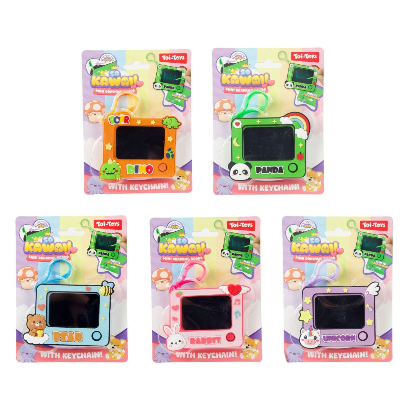 So Kawaii Elektronisch Tekenbord Sleutelhanger