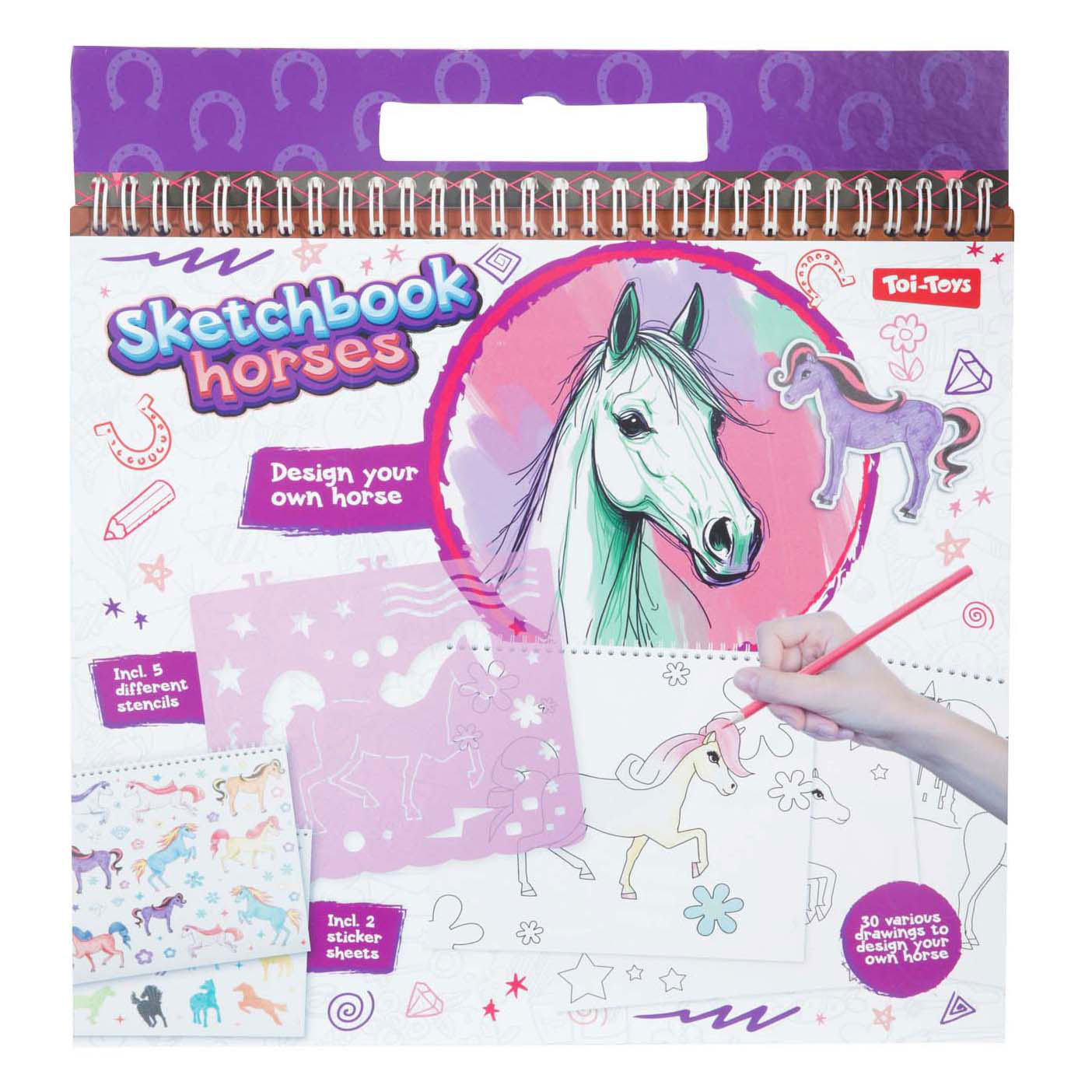 Créez votre propre carnet de croquis de poney