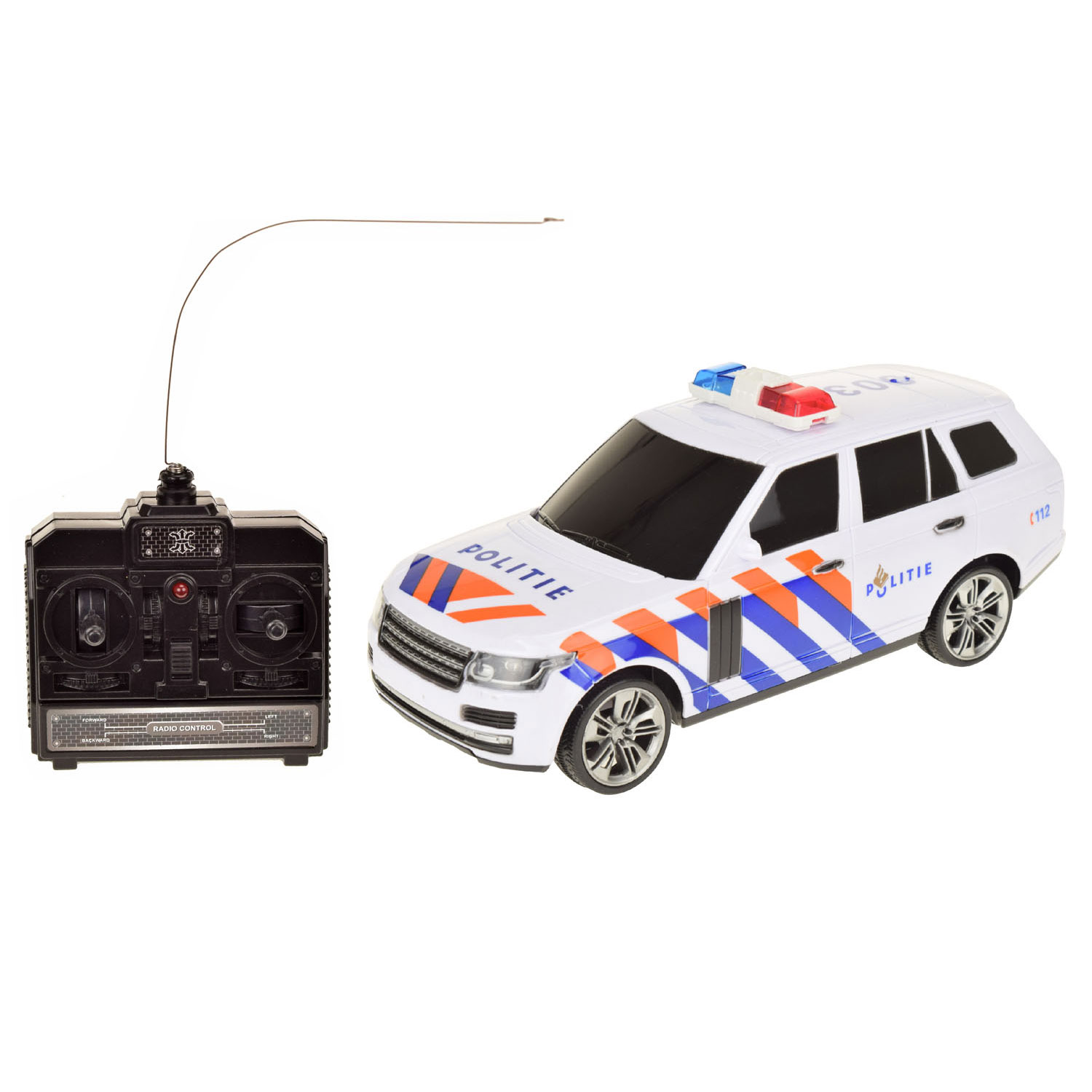 Rennauto RC Auto Spielzeug Kinderspielzeug mit Musik und Licht Polizeiauto 