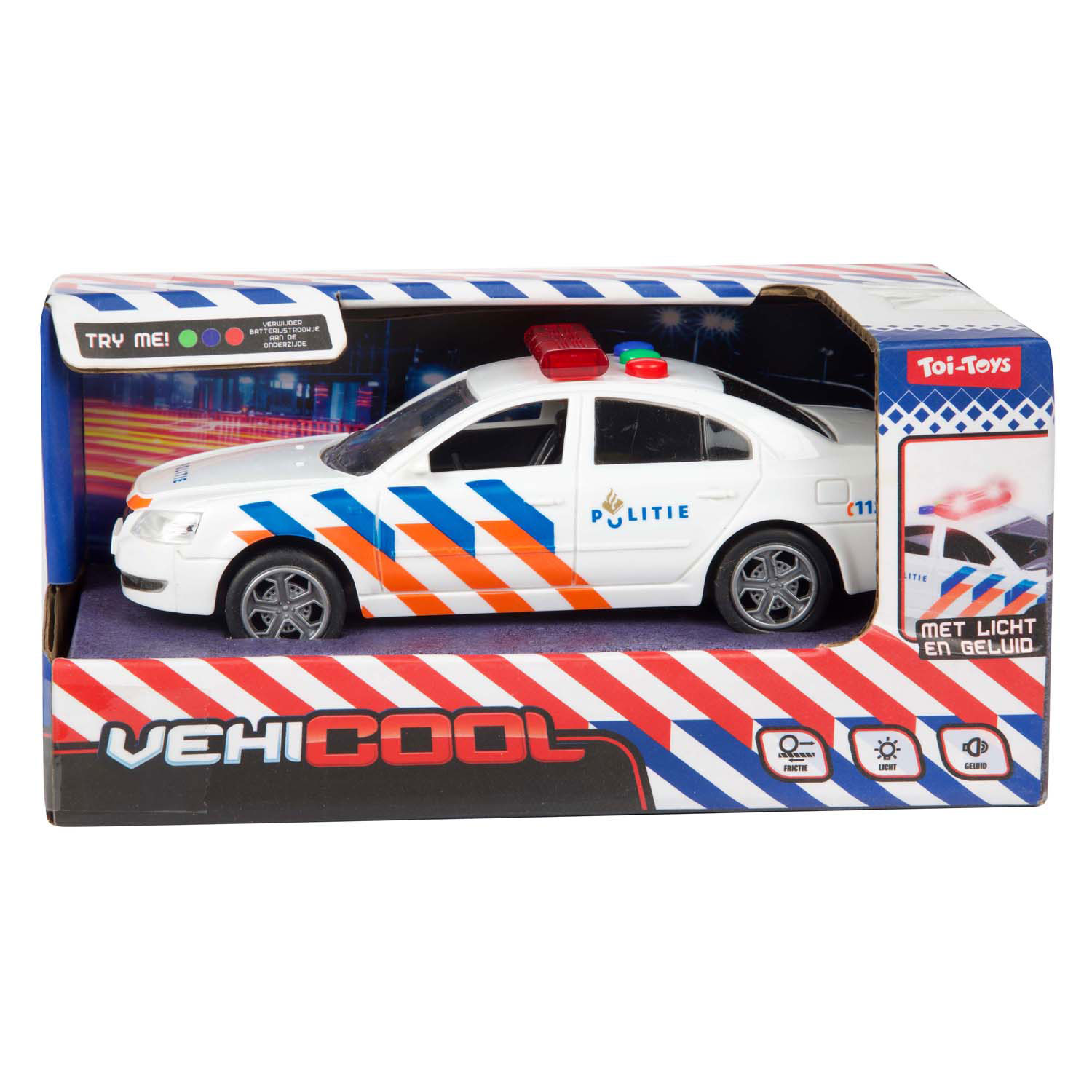 Voiture de police avec son et lumière